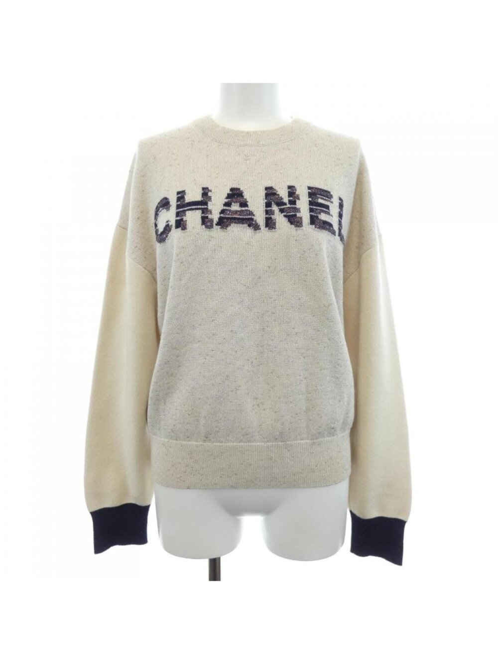 Chanel Knit Sweater Beige